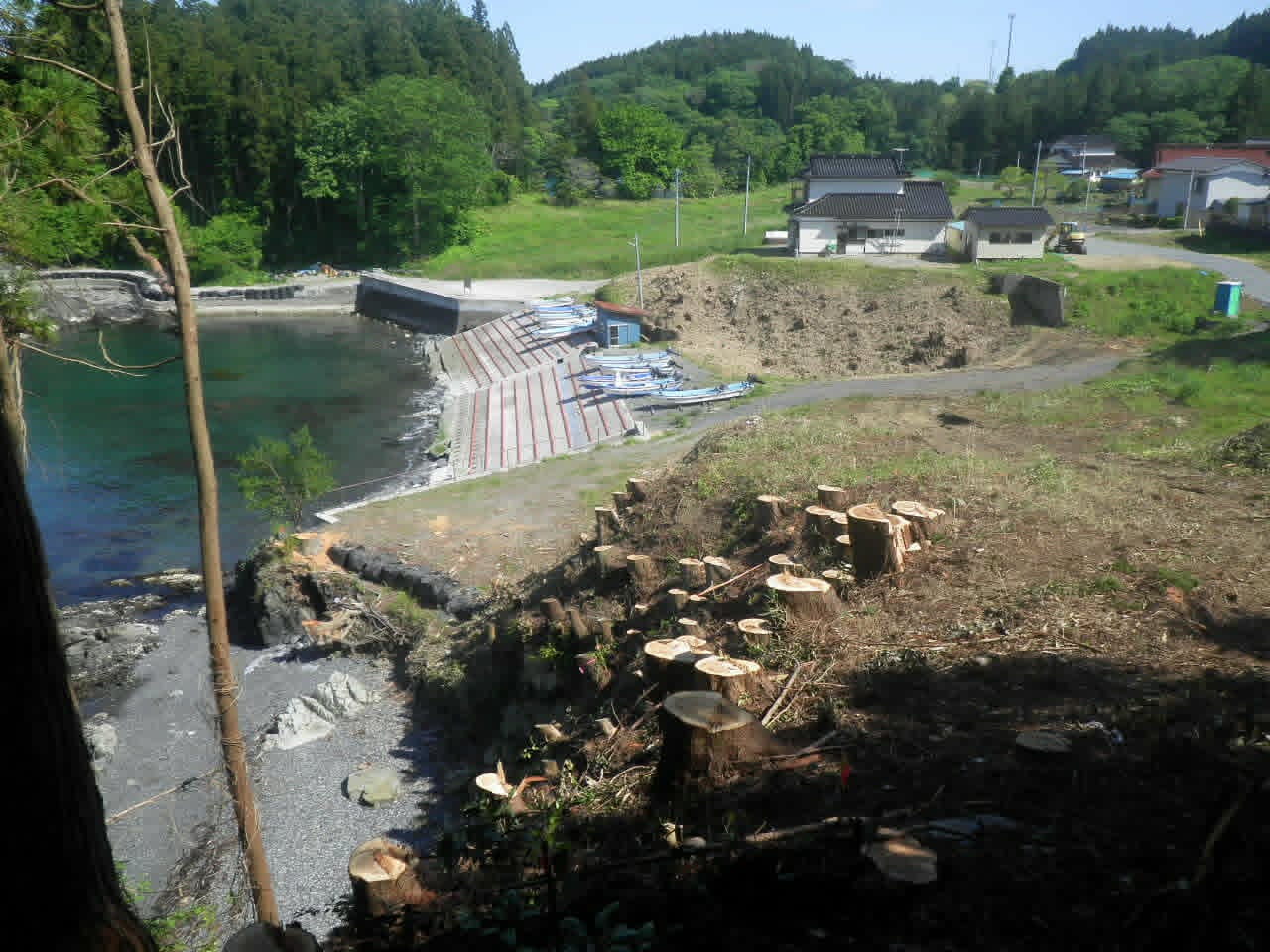 護岸・防潮堤整備工事 施工前|気仙沼市 熊剛組